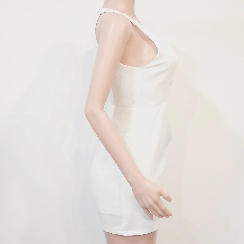 TOBI Sweet Criminal Bodycon Dress White Size Medium_12